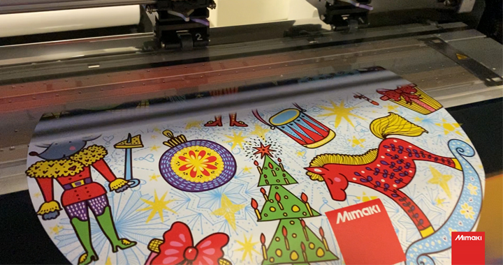 5-Layer Print & Cut mit UV-LED Drucker UCJV300 