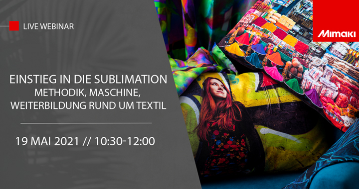 Einstieg in die Sublimation - Methodik, Maschine, Weiterbildung rund um Textil