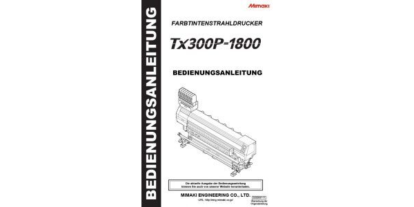 Tx300P-1800 Handbuch