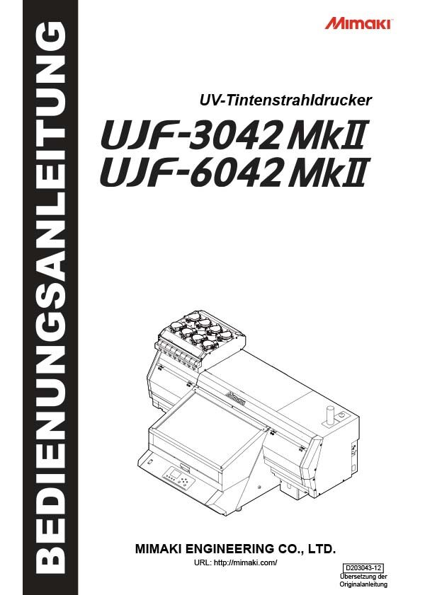UJF-3042/6042 Mkll Handbuch