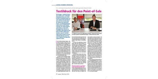 World of Print: Textildruck für den Point-of-Sale