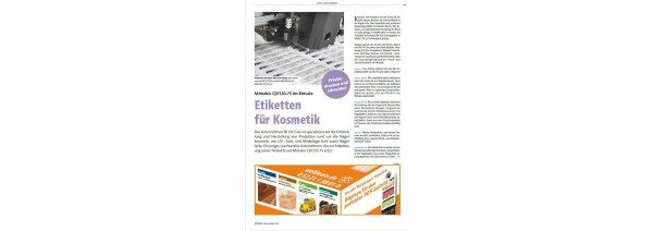 Display: Etiketten für Kosmetik
