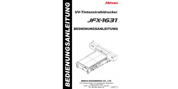 JFX1631 Handbuch