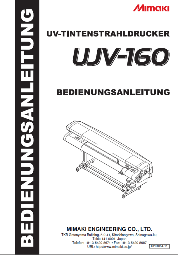 UJV-160 Handbuch