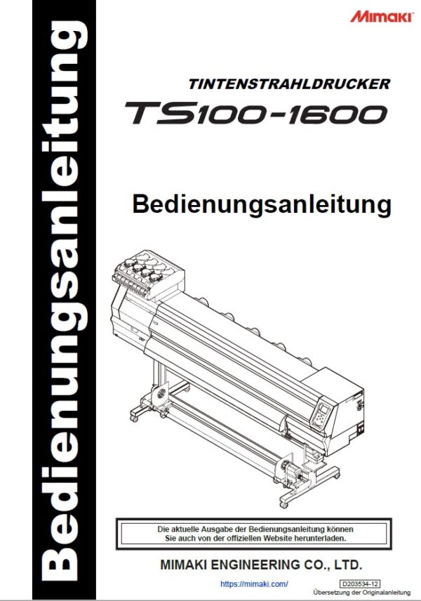 TS100-1600 Handbuch