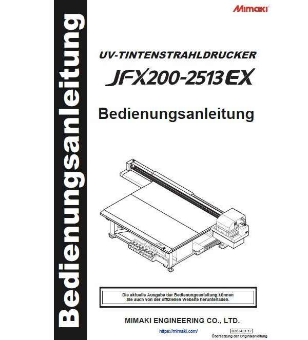 JFX200-2513EX Handbuch