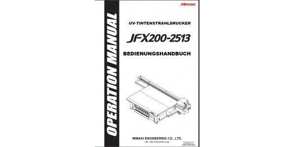 JFX200-2513 Handbuch