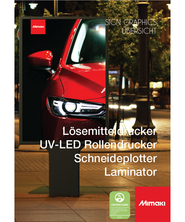 Sign Graphics Übersicht Broschüre