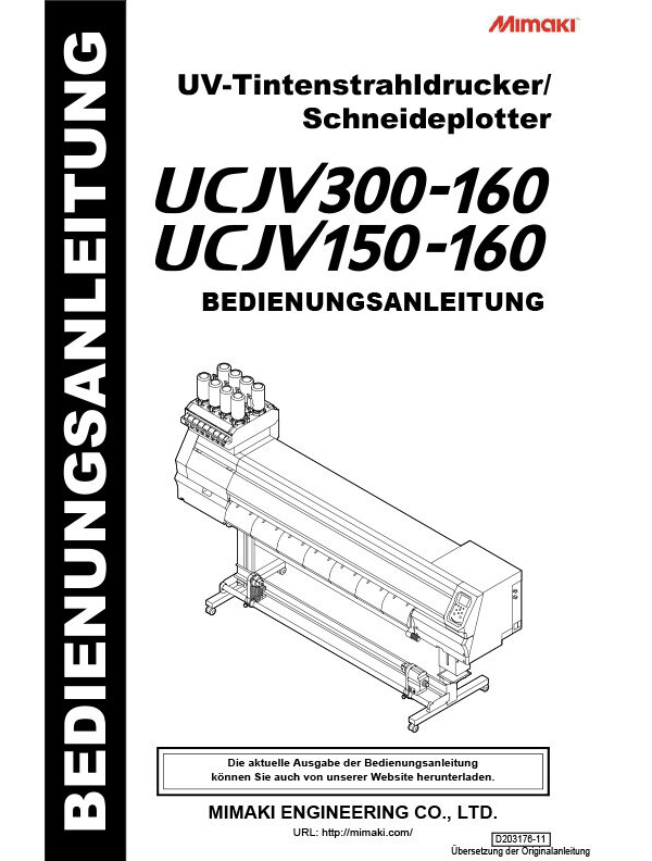 UCJV300-160/UCJV150-160 Handbuch